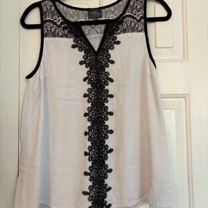 White Lace Tank